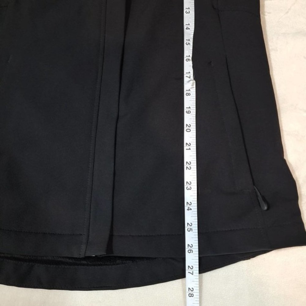 BLACK Softshell Jacket with Fuzzy Lining - Size Large - Picture 6 of 11